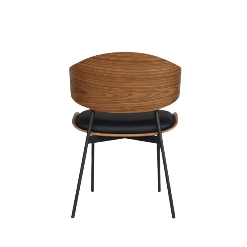 Modern Cafe Chair with Curved Plywood