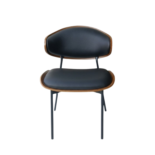 Modern Cafe Chair with Curved Plywood